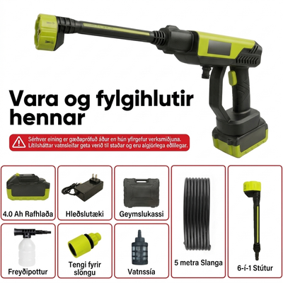 Þráðlaus Háþrýstidæla