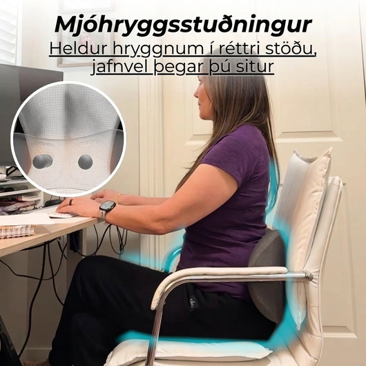 Baknuddari með Hita og Titring