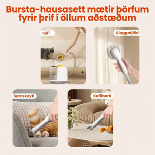 5-í-1 Gæludýrasnyrtir með Ryksugu