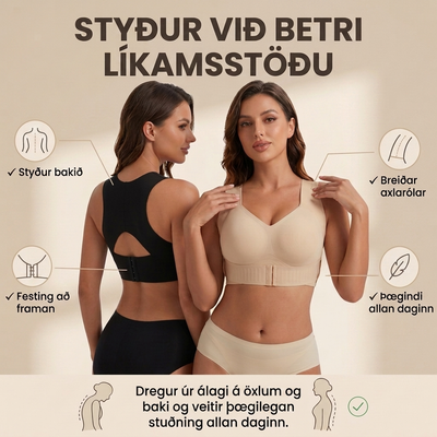 Víralaus Stuðningsbrjóstahaldari