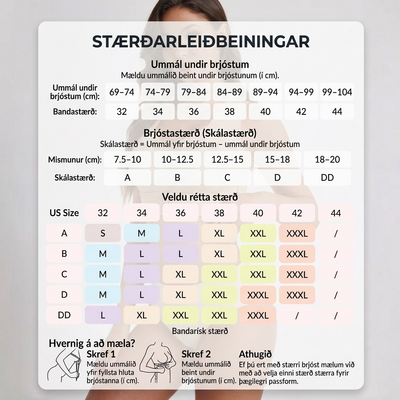 Víralaus Stuðningsbrjóstahaldari