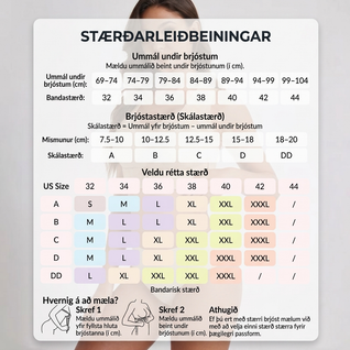 Víralaus Stuðningsbrjóstahaldari